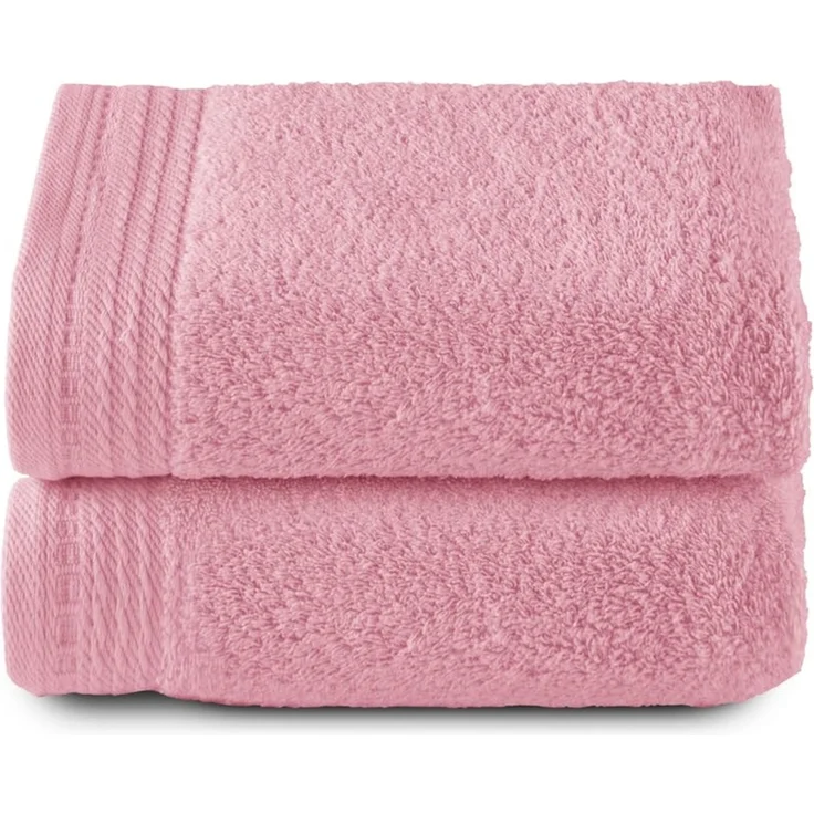 Top Towel - Premium - Große Badetücher - Badetücher - 2 Handtücher - 50x100 cm - 100 % Baumwolle - 600 Gramm - Koralle