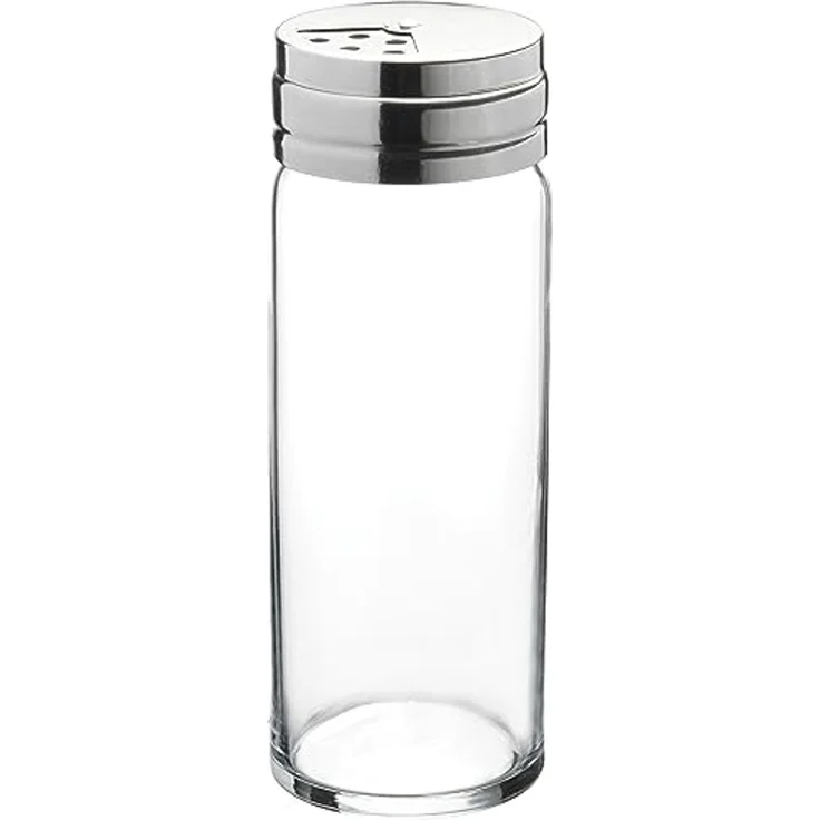 Pasabahce Salzstreuer Pasabahce Basic 2er Salz- & Pfefferstreuer 240 ml –mit Edelstahldeckel, (2-tlg) – Bild 1