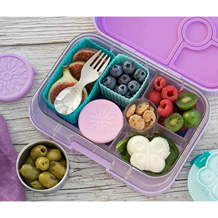 LEKKABOX Campinglöffel Mini Edelstahl Göffel, 10cm - Gabel Löffel Spork klein Kinder Brotdose, Extra klein, nur 10 cm lang – passt in jede Brotdose – Bild 2