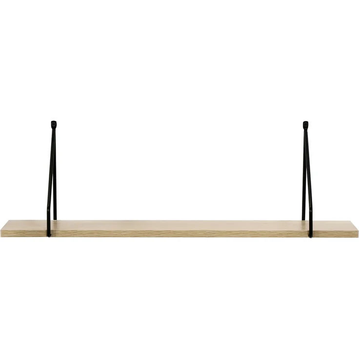 Casâme Wandregal 60 cm im Industrial-Stil - Helles Holz – Bild 3