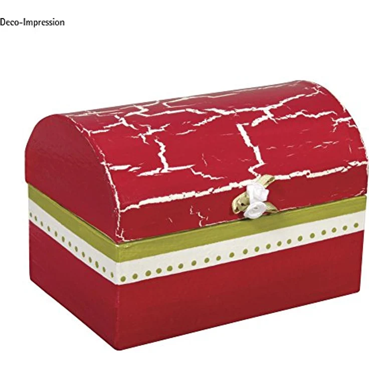 Pappmaché Box: Truhe FSC Recycled 100%, 18x12x12,5cm – Bild 2