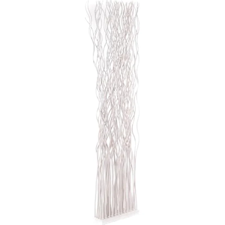 DESIGN DELIGHTS Paravent RAUMTEILER "WAVE", Weidenholz, 170x40cm (HxB), Paravent, Trennwand – Bild 2