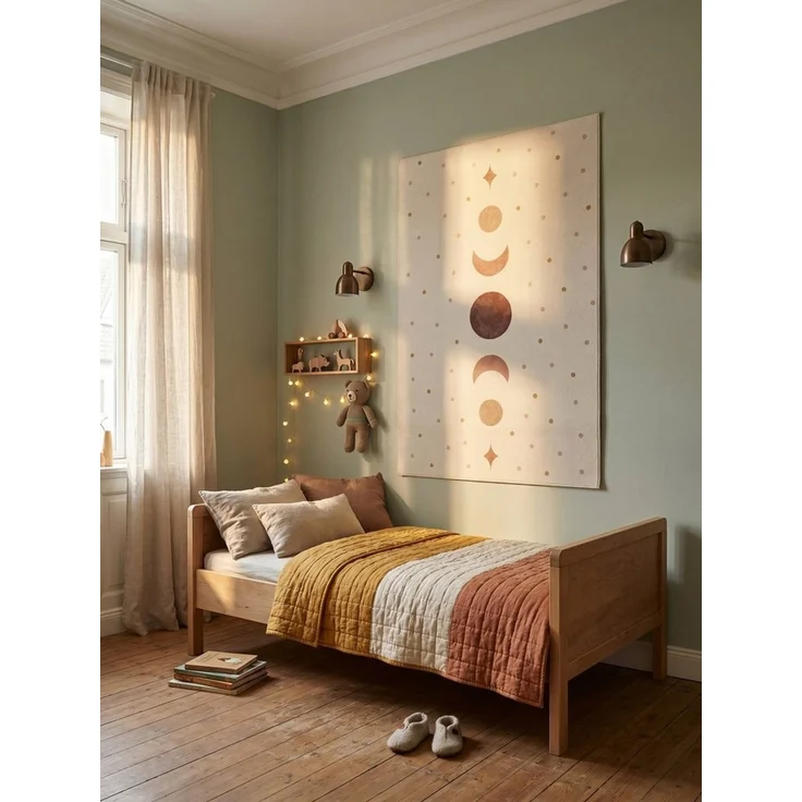 KADIMA DESIGN Kinderteppich TINO Kinderteppich Waschbar Kinderzimmer Schadstoffgeprüft, Läufer, Höhe: 10 mm, Creme, 80x150 cm, Kinderteppich Waschbar Spielteppich – Bild 3
