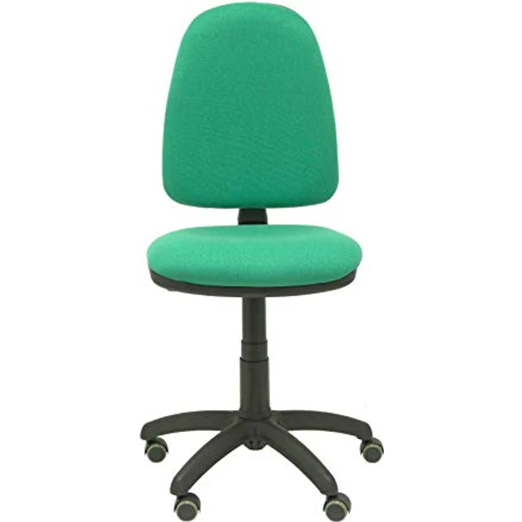 PIQUERAS Y CRESPO Modell 04CP Ergonomischer Bürostuhl mit Permanentkontaktmechanik, höhenverstellbar und räder parkett Sitz und Rücken gepolstert in Stoff BALI grün – Bild 5