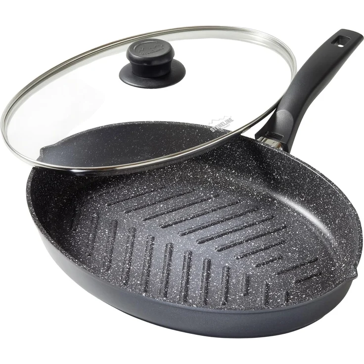 STONELINE Fischpfanne XXL, Aluminiumguss, auch ideal für Schnitzel, Induktion – Bild 1