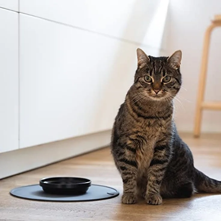 LucyBalu Napfunterlage CIRCLE (29cm), für Katzen, verschiedene Farben, lebensmittelechtes Silikon – Bild 5