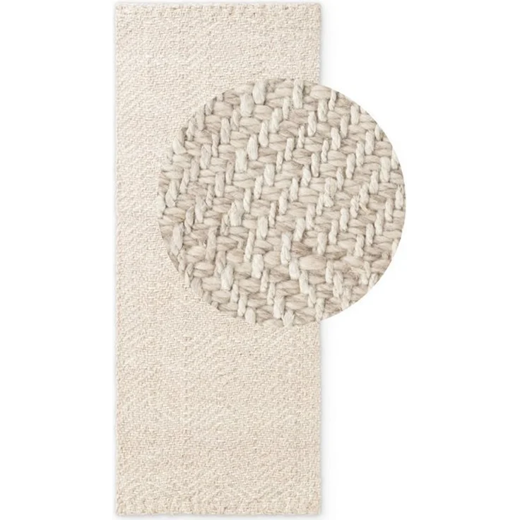 ELLE DECORATION Wollteppich Majoli, auch als Läufer, rechteckig, Höhe: 10 mm, Herringbone, Wolle, Jute, Natur, Wohnzimmer, Schlafzimmer, Boho,Skandi – Bild 4
