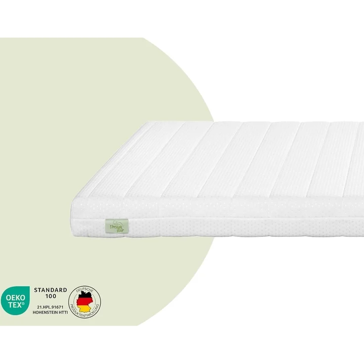 Dreamstar, Topper Easy Flex, ergonomischer 7-Zonen Matratzentopper zum Wenden, 10 cm hoch, Duo Härtegrad H3 und H4, verschiedene Größen, Komforthöhe 10 cm – Bild 3