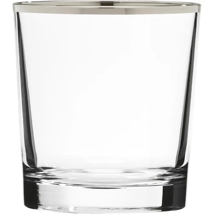 Whiskyglas Kristall Pure Platin clear (9,3 cm)