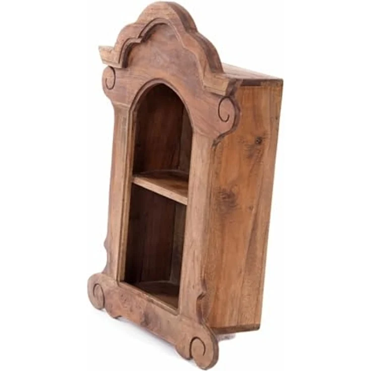 DESIGN DELIGHTS Wandregal HOLZ WANDREGAL "ANELLO", Altholz massiv, 62 cm, antikes Hängeregal – Bild 4