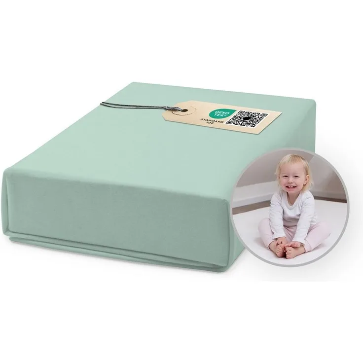 Ehrenkind Spannbettlaken für Babybett & Kinderbett, 100% Bio-Baumwolle, atmungsaktiv