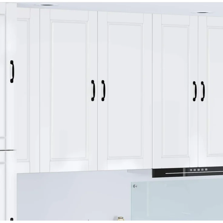 vidaXL Wandschrank PORTO Hochglanz Weiß 40 x 31 x 100 cm Holzwerkstoff 885469 – Bild 1