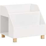 SoBuy KMB54-W Kinderregal, MDF, Lackiert, Weiß, 60 x 53 x 48 cm