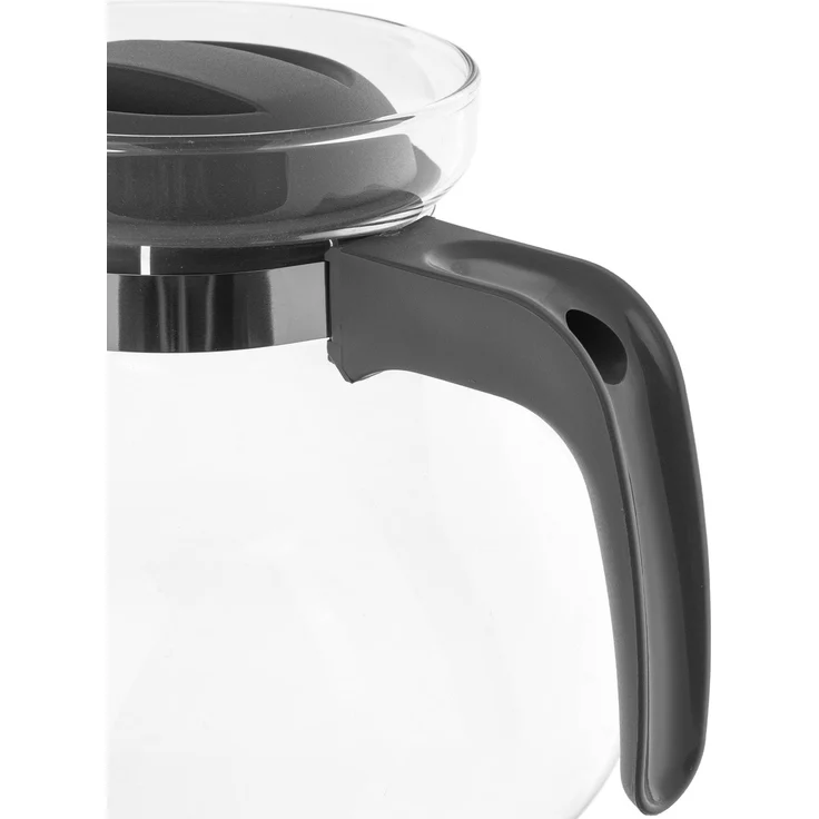 KADAX Hitzebeständige Teekanne mit Deckel, Glas, grau 1,7L – Bild 9