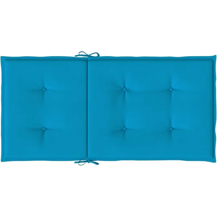 vidaXL Gartenstuhlauflagen für Niedriglehner 4 Stk. Blau 100x50x3 cm 47555 – Bild 6