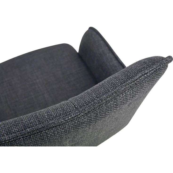 Drehstuhl 2er Set Tokio Stühle in Anthrazit - gemütliches Design - B/H/T: 57x91x64 cm – Bild 8