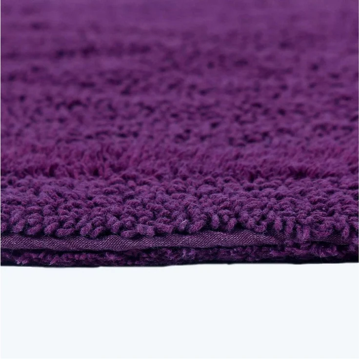 Homescapes Badematte Badematte lila 50x80 cm aus 100% Baumwolle, Höhe 20 mm, Baumwolle, rechteckig, 50 x 80 cm – Bild 4