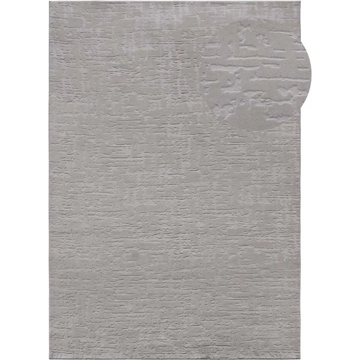 TaraCarpet Teppich TaraCarpet Homestyle 399 Vintage, rechteckig, Höhe: 10 mm, Vintage hoch-tief weich waschbar grau 50x80 – Bild 2