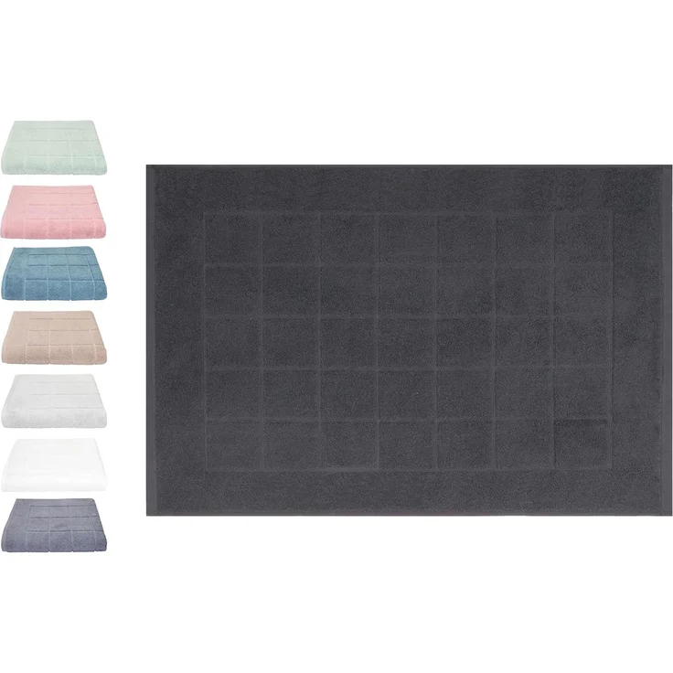 Betz Badematte Badvorleger Berlin Größe 50x70 cm Qualität 650 g/m², beidseitig nutzbar, Baumwolle, maschinenwäsche – Bild 6