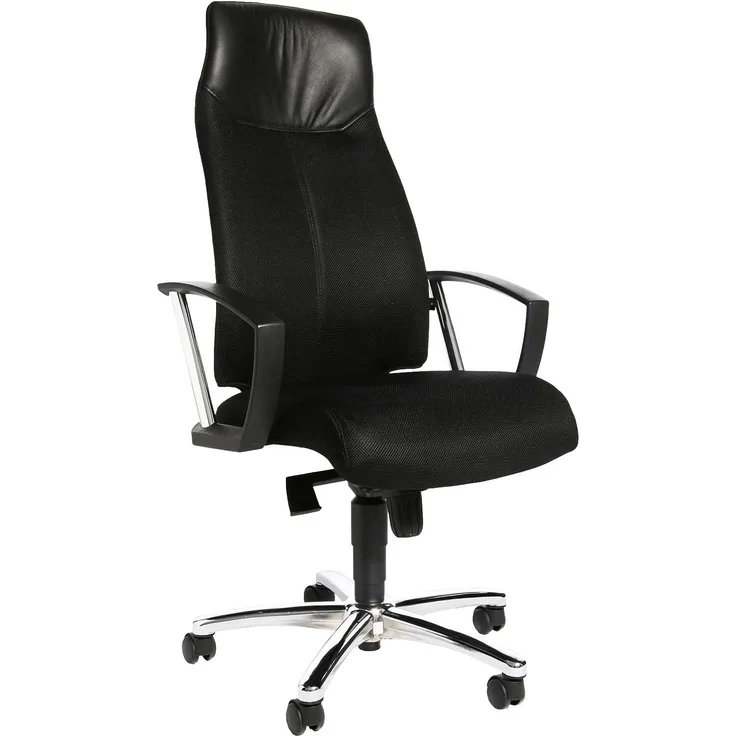 Topstar SU39A BG0 Bürostuhl High Sit up schwarz mit Armlehnen