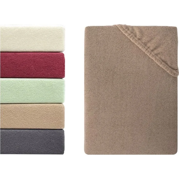 Hometex Premium Textiles Spannbettlaken aus Mikroflausch oder Teddyflausch - Bettlaken extra warm & kuschelig, Gummizug: Rundum, viele Größen und Farben in Premium Qualität – Bild 1