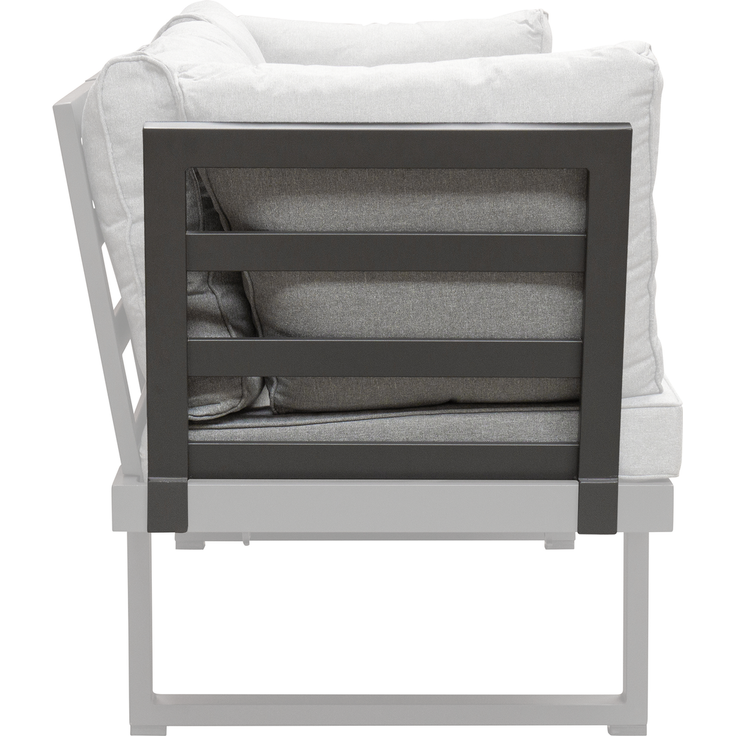 BONDINO Ansteckteil, passend zum Multifunktionssofa, anthrazit inklusive Kissen