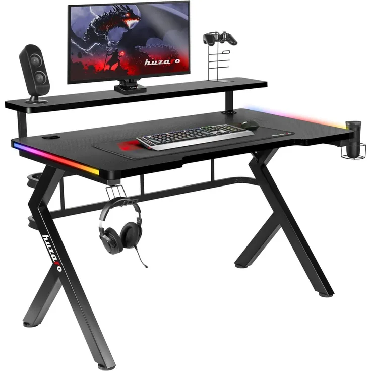 Huzaro Hero 5.0 RGB-LED-Gaming-Schreibtisch