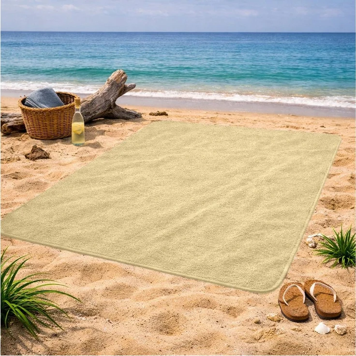 Wohndecke Frotteedecke, KiGATEX, 100% Baumwolle, 150 x 200 cm – Bild 3