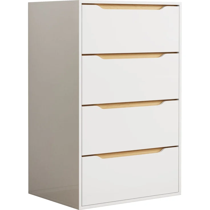 VCM Kommode & Sideboard Malira 921096 Weiß / Honig-Eiche H. 102 x B. 65 x T. 48 cm – Bild 2