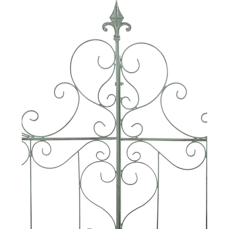 Rankgitter JORIS 2er Set - 99x1x133cm, Metall, Antik-Grün | Rankhilfe Kletterpflanzen Gartendekoration – Bild 4