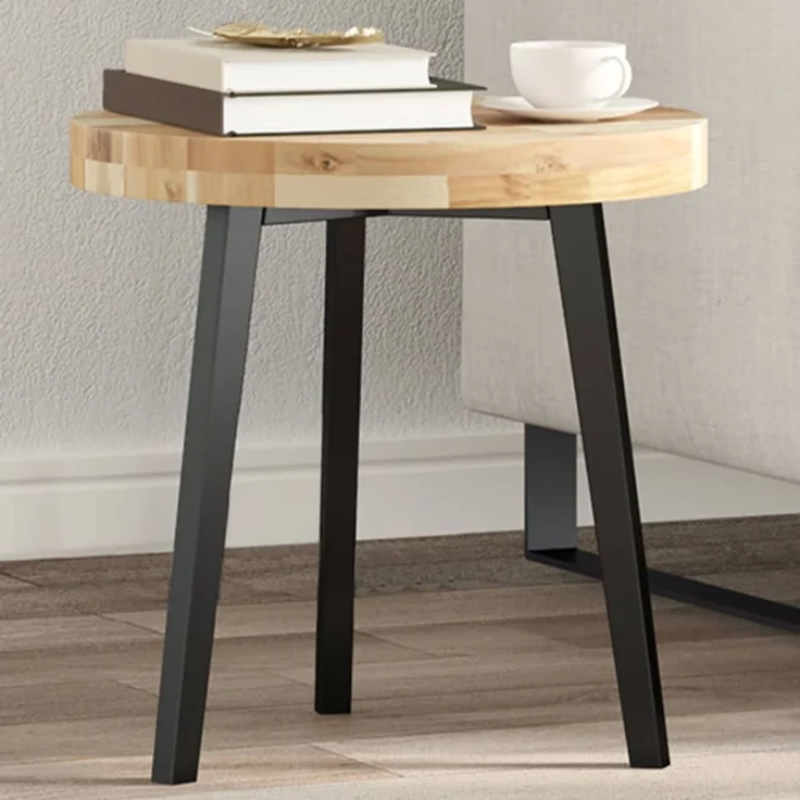 vidaXL Tischplatte Rund Ø40x4 cm Massivholz Akazie 4008688 – Bild 1