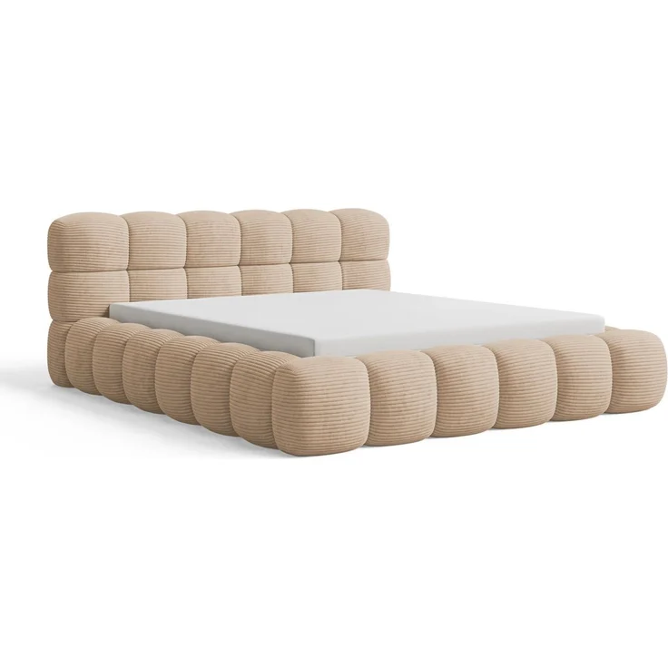 Chilly Möbel Polsterbett Stone Cord Stoff 180x200 cm mit Stauraum Poso 52 – Bild 3