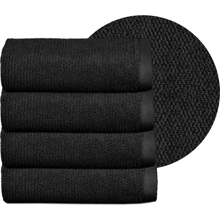 Beautex Handtuch Set Handtuch Set, Made in Europe, Frottier (Multischlaufen-Optik, Frottier Premium Set aus 100% Baumwolle 550g/m)
