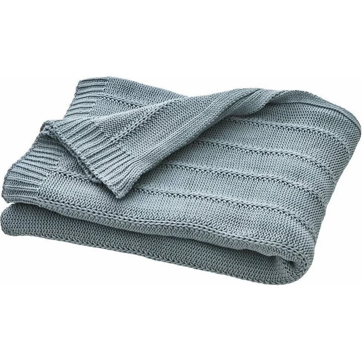 Mirabeau Tagesdecke Plaid Lémeré graublau – Bild 5