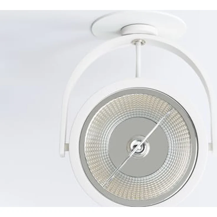 LEDKIA LED Downlight Einbaustrahler 12W Rund AR111, Lichtstrom 900 lm, Ausschnitt Ø80 mm, Aluminium und PC – Bild 2