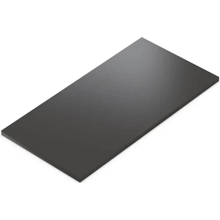 AUPROTEC Tischplatte 28mm Anthrazit 180x70 cm I Spanplatte mit 1mm ABS Kante & PU-Verleimung I melaminharzbeschichtet I elegant & wasserabweisend – Bild 1