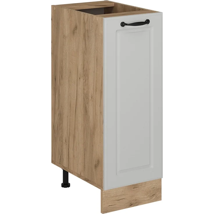 Apothekerschrank R-Line Weiß Landhaus 30 cm ohne Arbeitsplatte Vicco – Bild 1