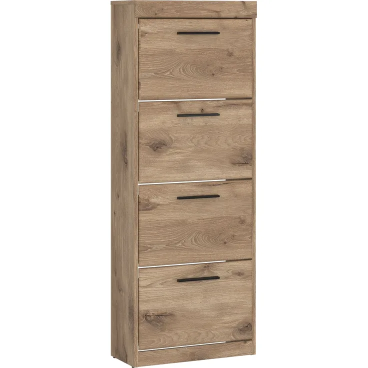 Schuhkipper >GRANO< 4 Klappen, Viking Eiche Dekor - 54x149x31 (BxHxT)