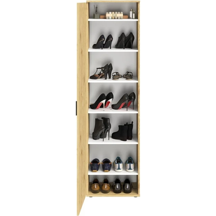 FMD Mehrzweckschrank Inca 1 Garderobenschr, Aktenschr, Mehrzweckschr, Breite 50 cm, Höhe 184 cm – Bild 3