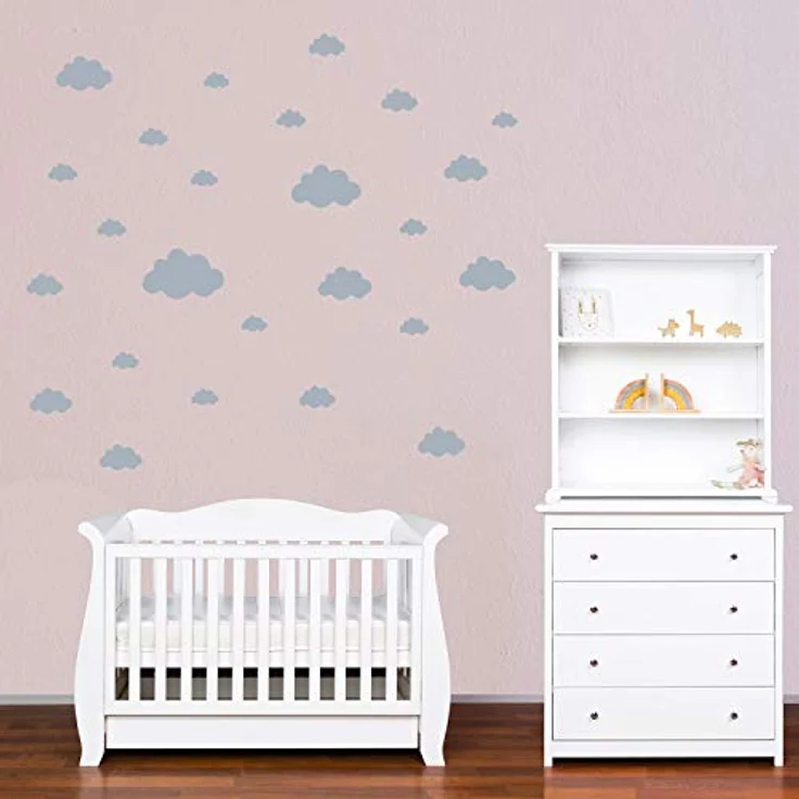 PREMYO 'Wolken' Wandsticker grau – Bild 6
