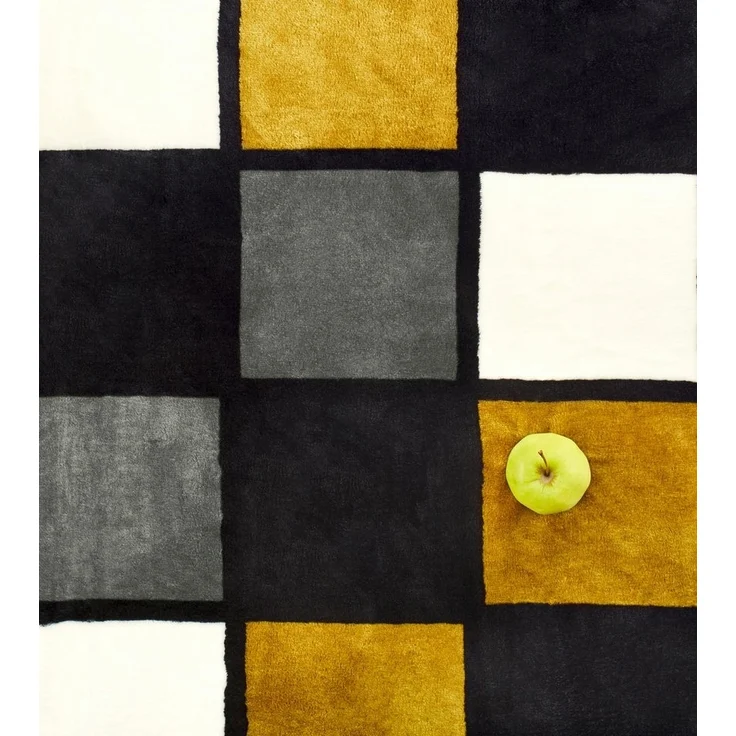 Wohndecke Antigua, Gözze, mit modernem Karo, Kuscheldecke, 150x200 cm – Bild 2