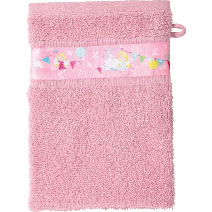 Erwin Müller Waschhandschuh Kinder-Waschhandschuh 2er-Pack, (2-St), Walk-Frottier Uni – Bild 2