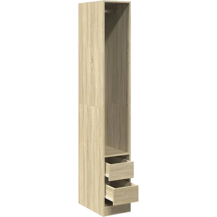 vidaXL Kleiderschrank Sonoma-Eiche 30x50x200 cm Holzwerkstoff 3307740 – Bild 5