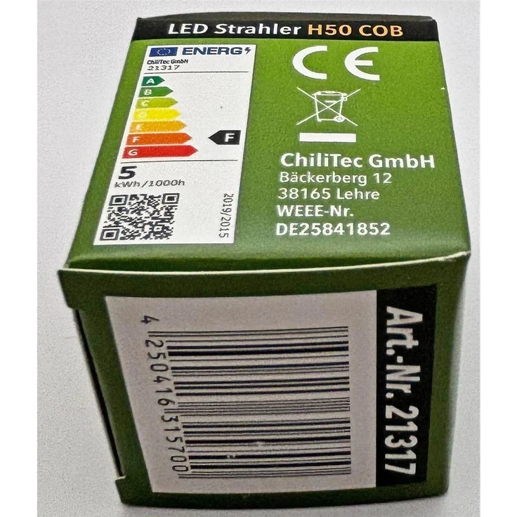 LED Strahler MR16 "H50 COB"4000k, 460lm, 12V/5W, neutralweiß – Bild 4