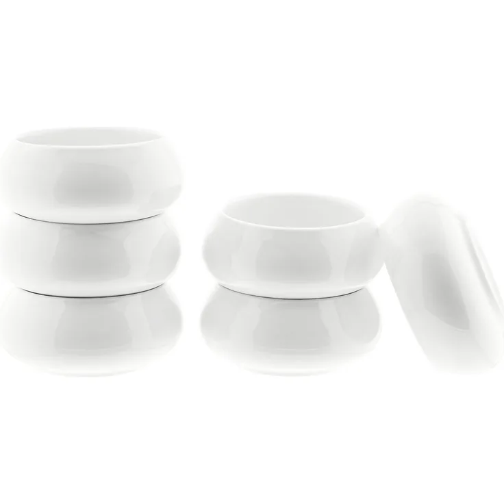 Lissa Bonna 6er-Set Dipschalen aus hochwertigem Porzellan - 8,5 x 4 cm