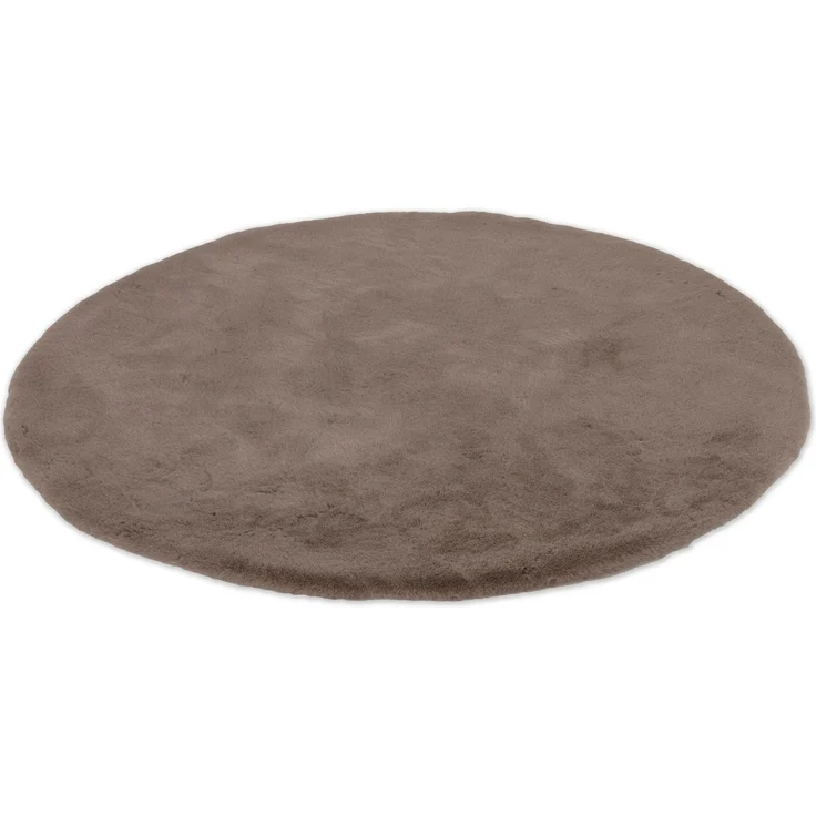 SCHÖNER WOHNEN-Kollektion Fellteppich Tender, rund, Höhe: 26 mm, besonders weich durch Microfaser, Kunstfell, waschbar, Wohnzimmer – Bild 5