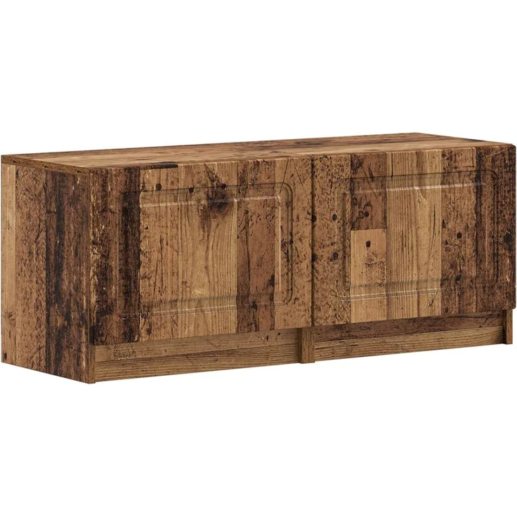 vidaXL LED-TV-Schrank UTRECHT 3 stk. Altholz Holzwerkstoff 3417011 – Bild 4