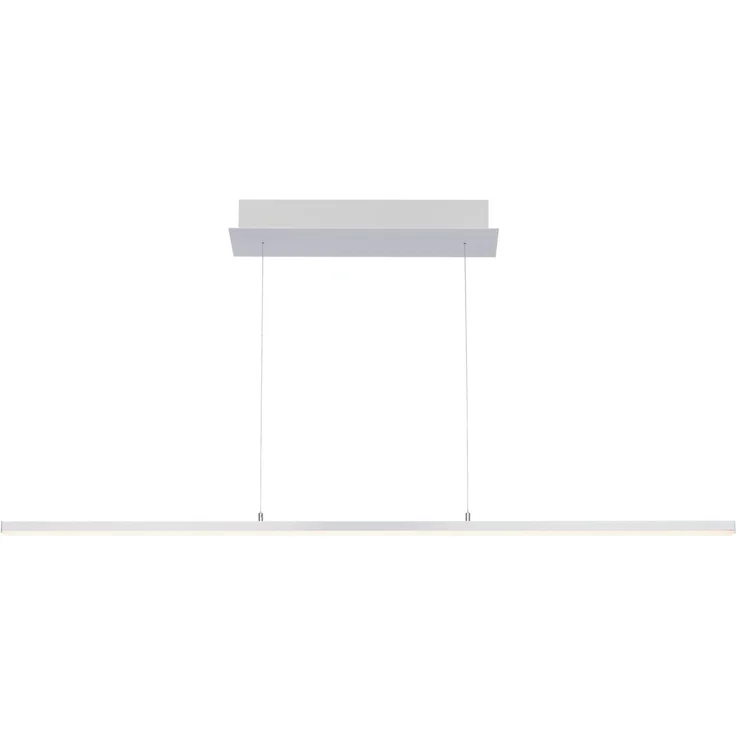 Novel LED-Hängeleuchte, Aluminium alu, 13 x 200 x 115 cm, mit LED-Leuchtmittel – Bild 1