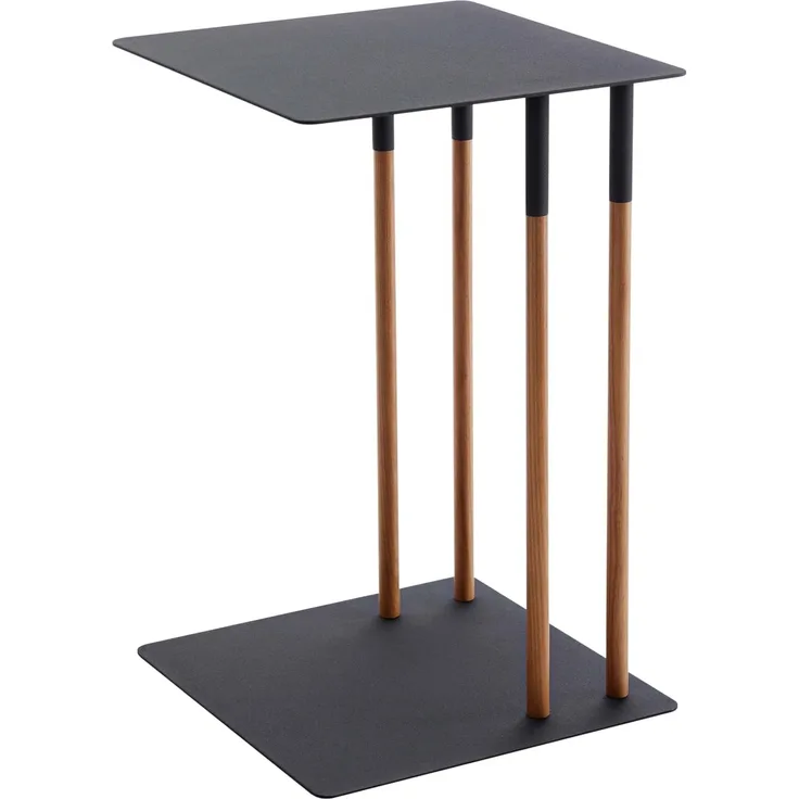 Yamazaki Beistelltisch "Plain" Ablagetisch 35x55x35cm, Sofatisch, Nachttisch, schwarz