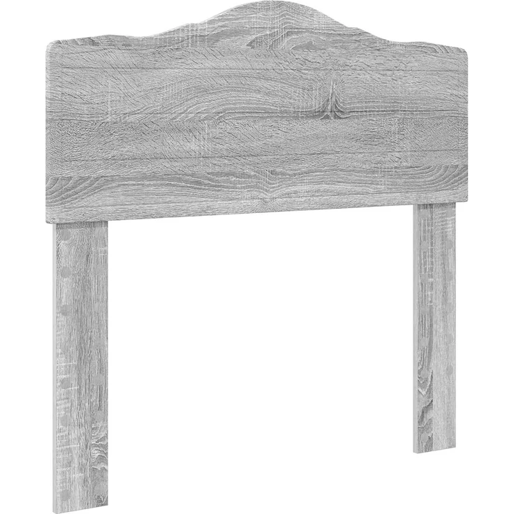 vidaXL Bettrahmen Graues Sonoma 100 x 200 cm Massives Kiefernholz 3412939 – Bild 5